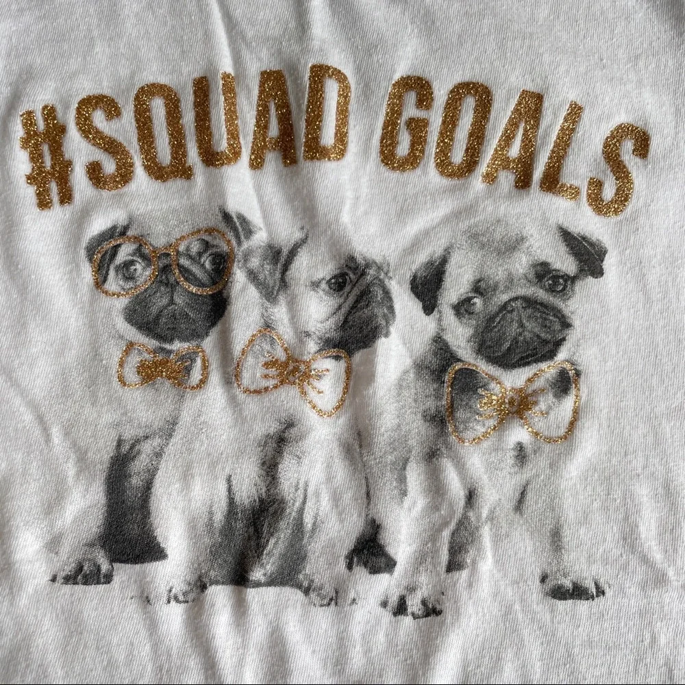 Twirl pug tee